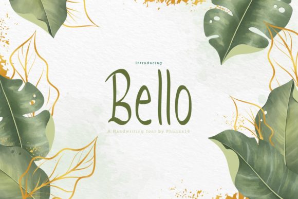Bello: A Sweet & Friendly Display Font