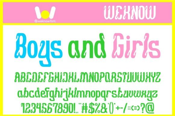 Boys and Girls: A Versatile Display Font for Modern Design
