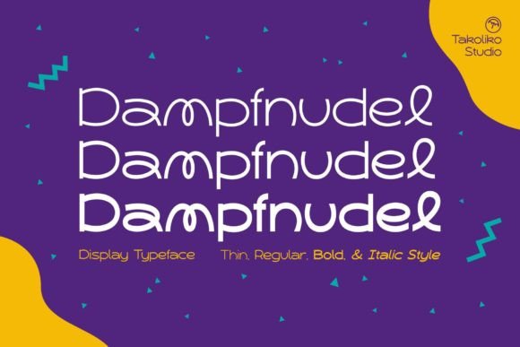 Dampfnudel: The Quirky Sans Serif Redefining Modern Design