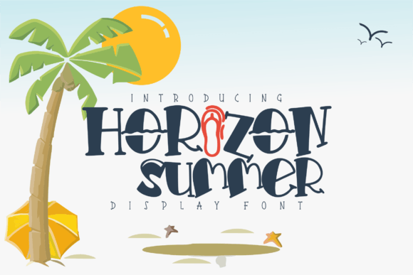 Horizon Summer: Capturing Seasonal Energy in Typography