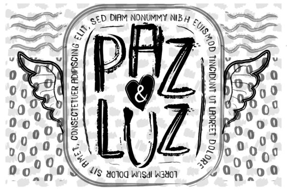 Paz & Luz: A Unique Display Font for Modern Design